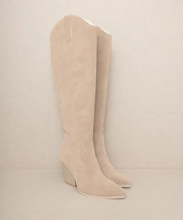 40% Off - Tell Me About It Taupe Knee High Boots
