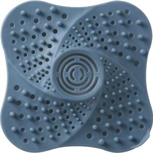 A Living Anti Blocking Filter Toilet Odor Proof Silicone Drain Cover Kitchen Sink Blue