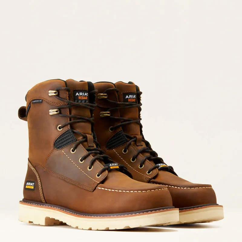 Ariat Men's Rebar Lift 8" Waterproof Composite Toe Work Boot