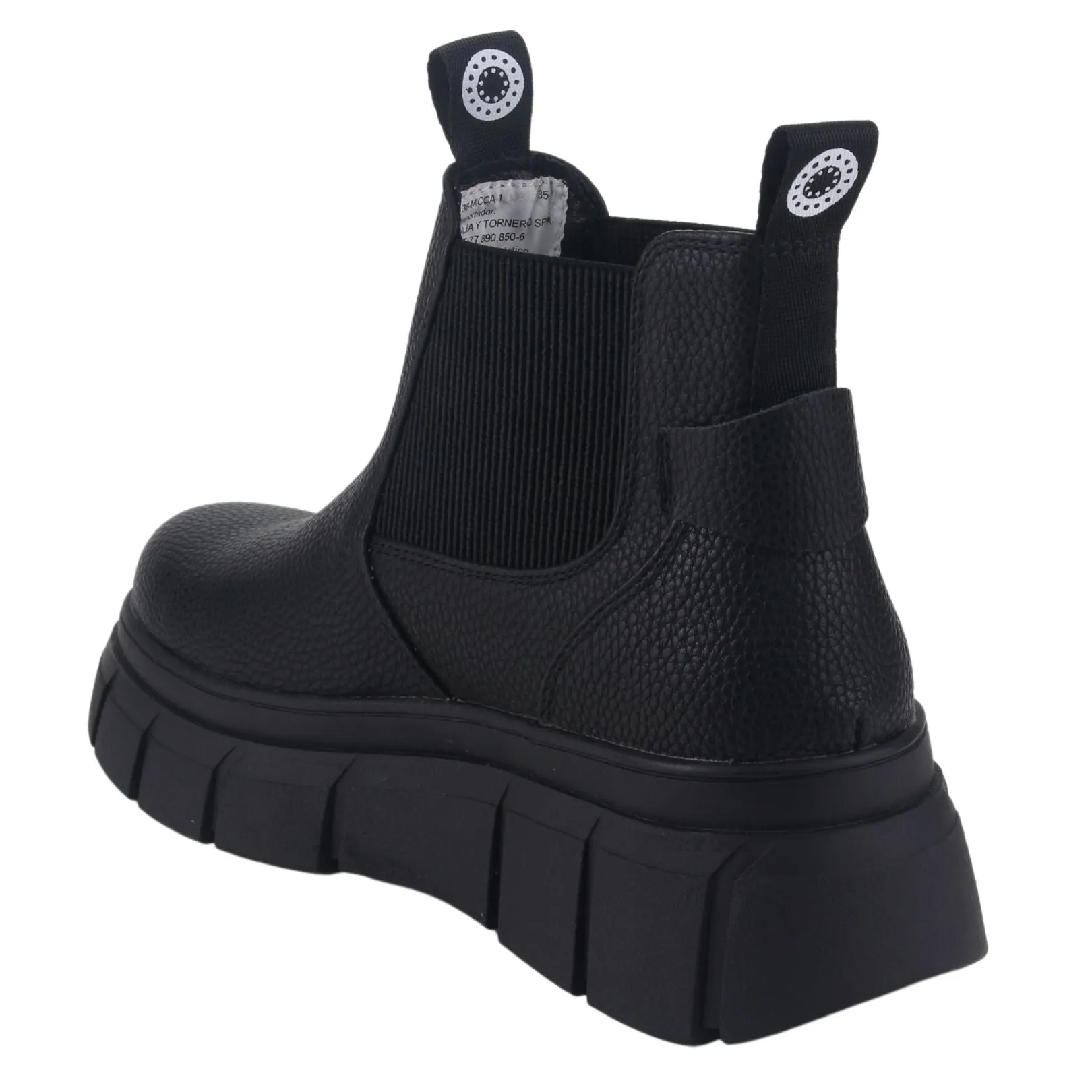 Botin Chalada Mujer Micca-1 Negro Casual