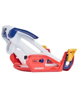 Burton Kids' Step On Grom Binding White/Multi 2026