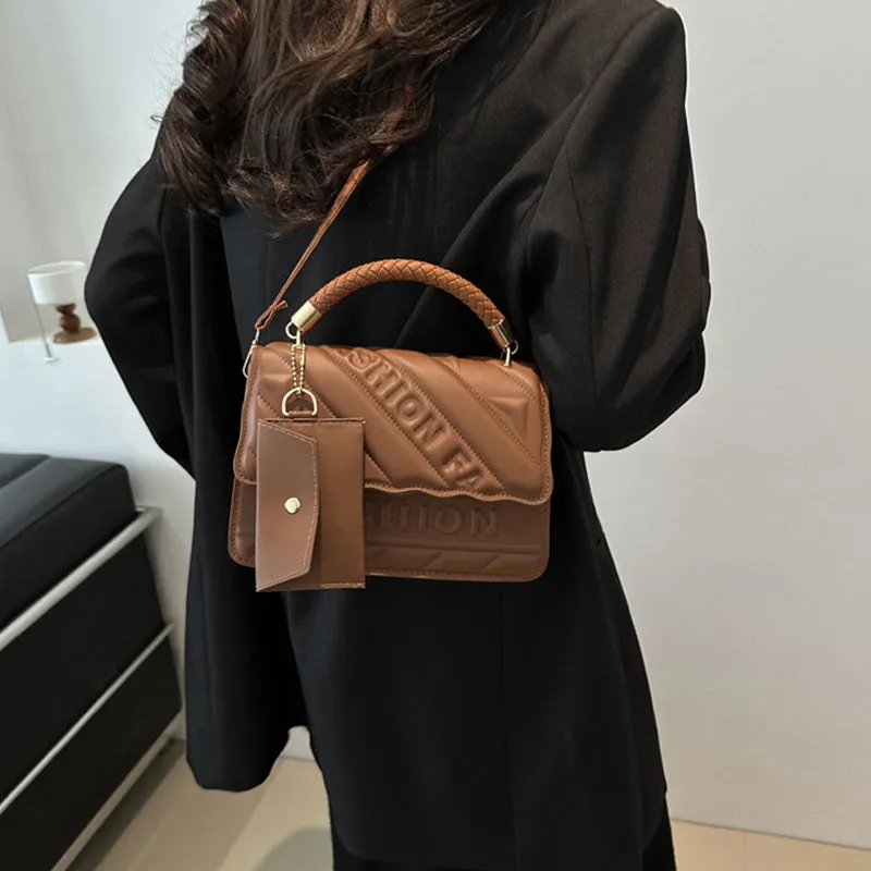 Casual Simplicity Letter Patchwork Bags(5 Colors)