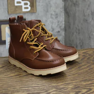 Cat & Jack Womens Boys' Bosley Boots 88435812 Cognac Brown 3