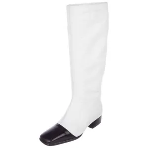 Chanel White Boots | Size US 5.5
