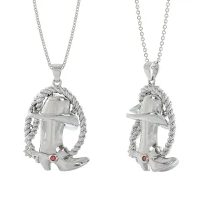 Cowgirl Pendant Necklace