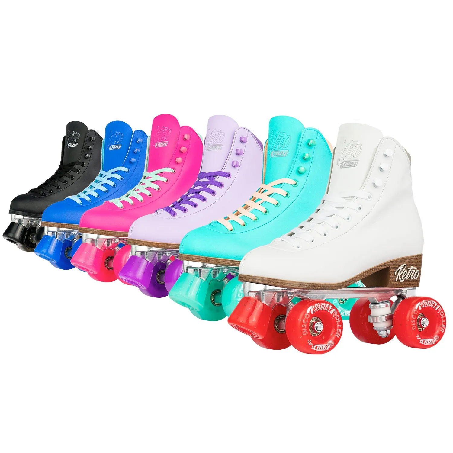 Crazy Retro Roller Skates Teal