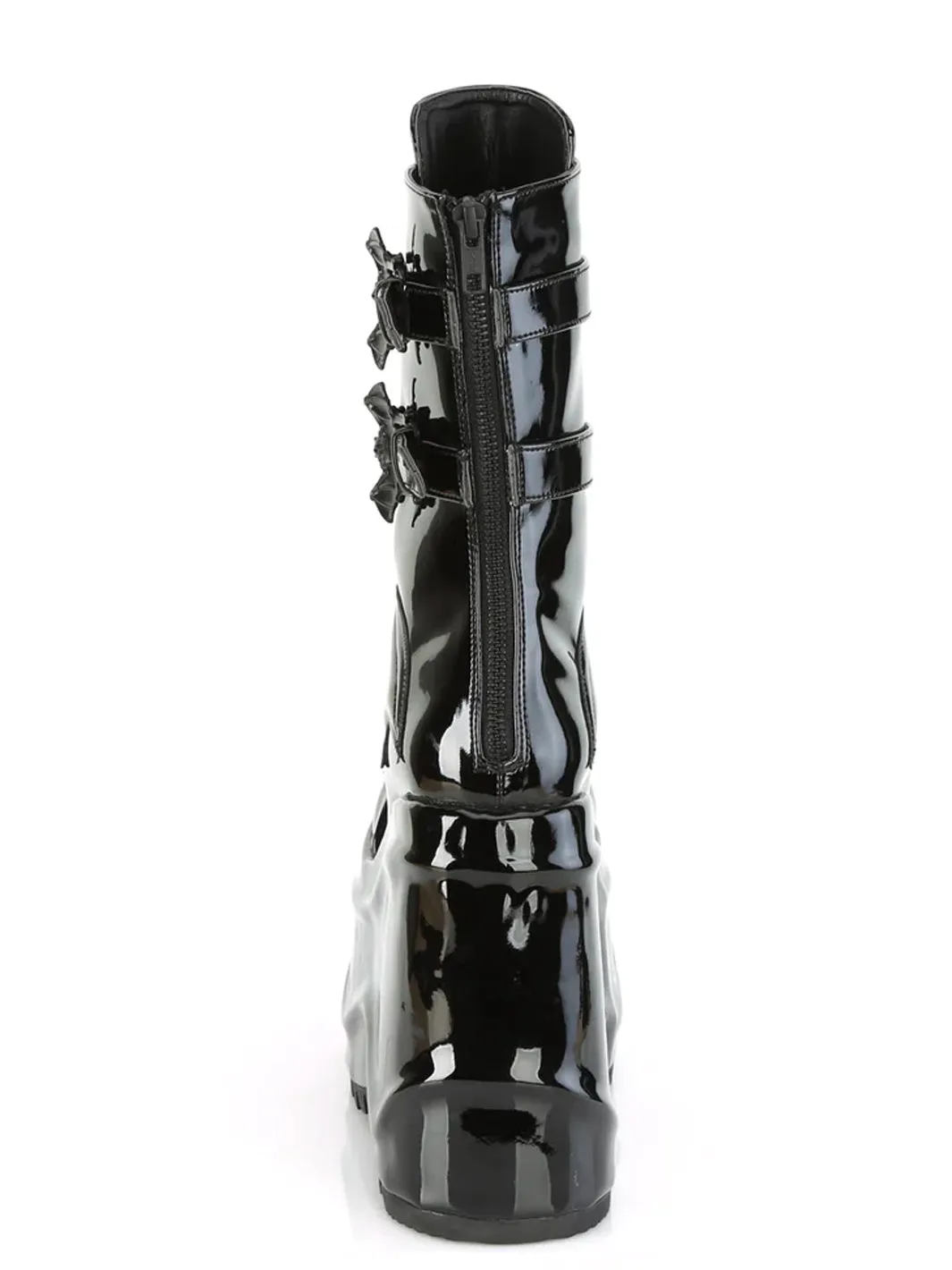 DEMONIA WAVE-150 - BLACK PATENT ✰ PRE ORDER ✰