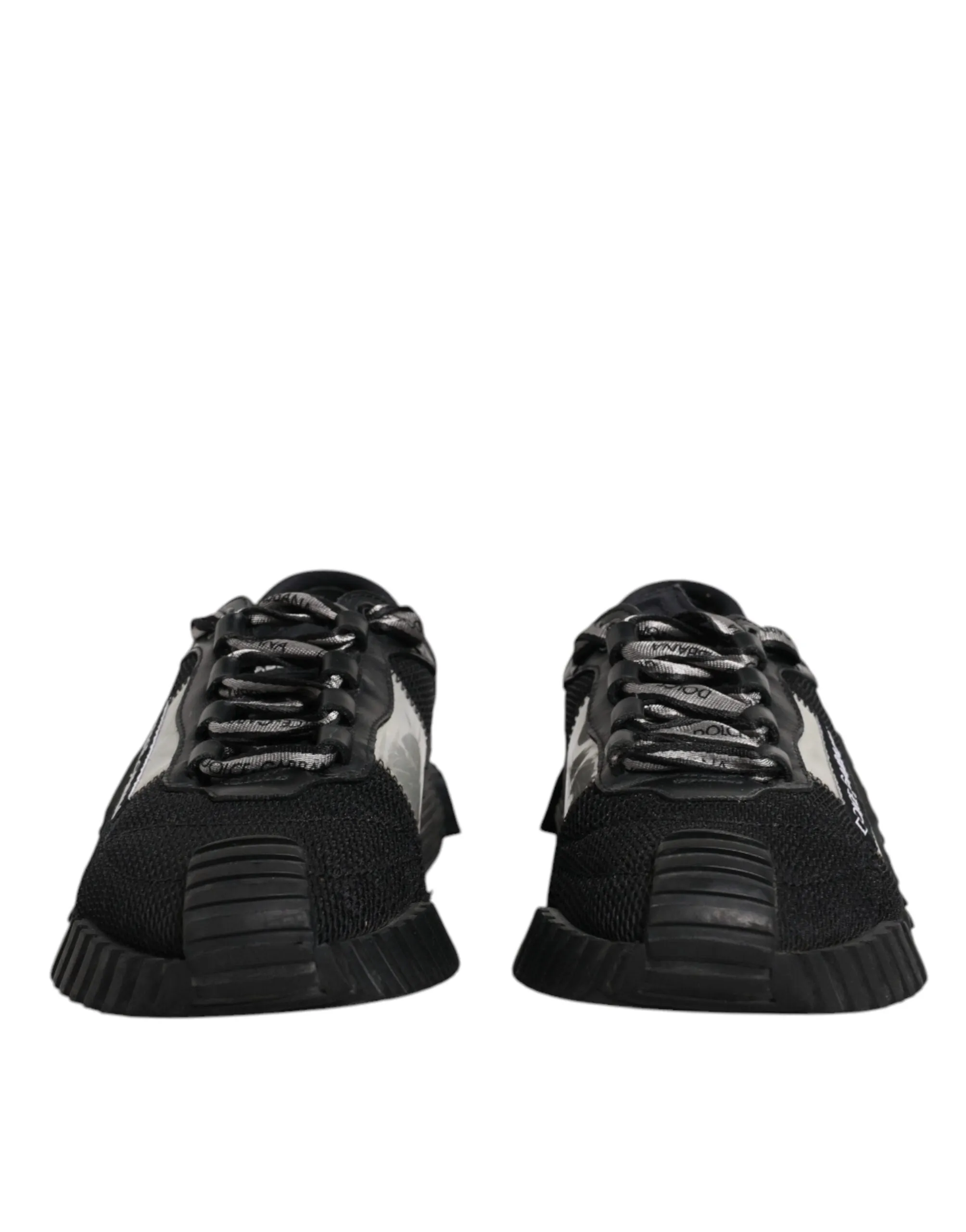 Dolce&Gabbana NS1 Men Black Sneakers Nylon Low Top Casual Trainer Shoes Sz EU 40