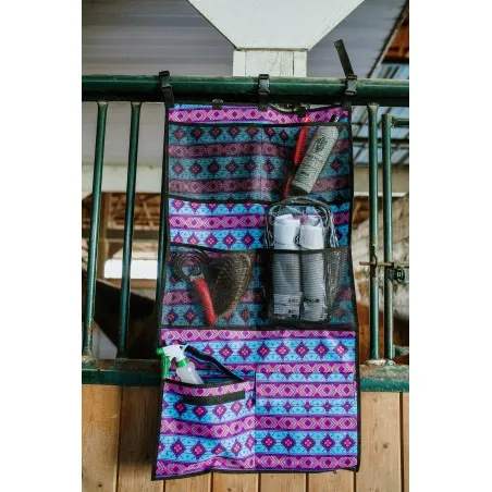 EVERYTHING EQUINE DOOR CADDY Trailer Organizer-Aztec Bubblegum