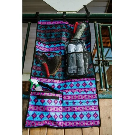 EVERYTHING EQUINE DOOR CADDY Trailer Organizer-Aztec Bubblegum