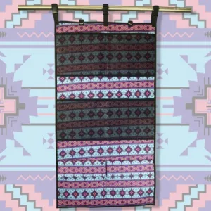 EVERYTHING EQUINE DOOR CADDY Trailer Organizer-Aztec Bubblegum