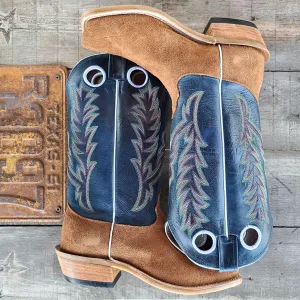 Fenoglio Boot Red Brown Roughout w/ Blue Bios - FB28521313