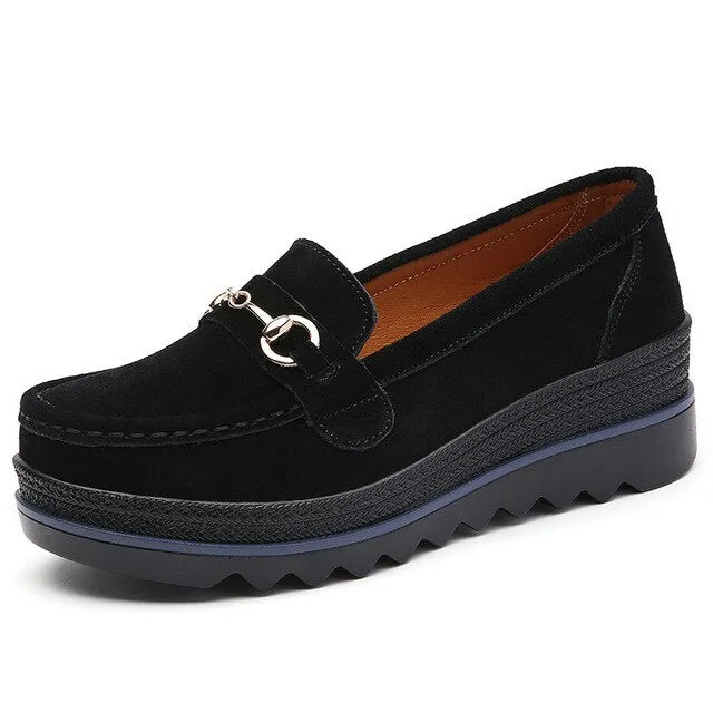GS Plateauschoenen | Moderne orthopedische damesschoenen met gesp
