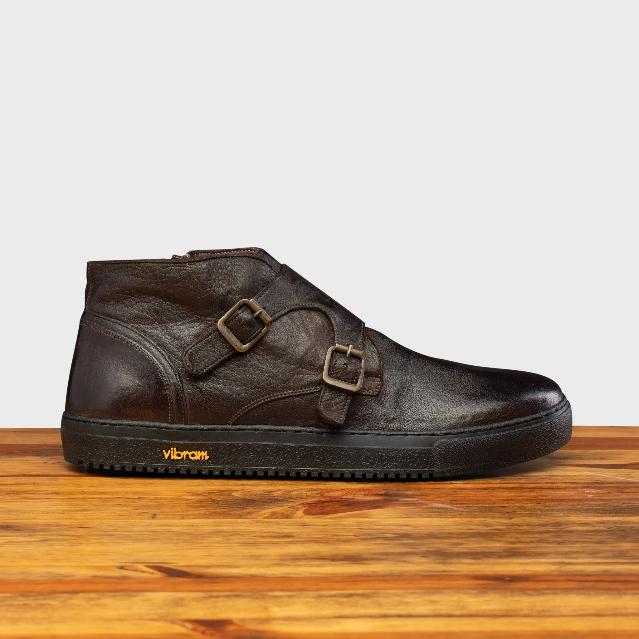 H884 Calzoleria Toscana Dip-Dyed Double Strap Sneaker