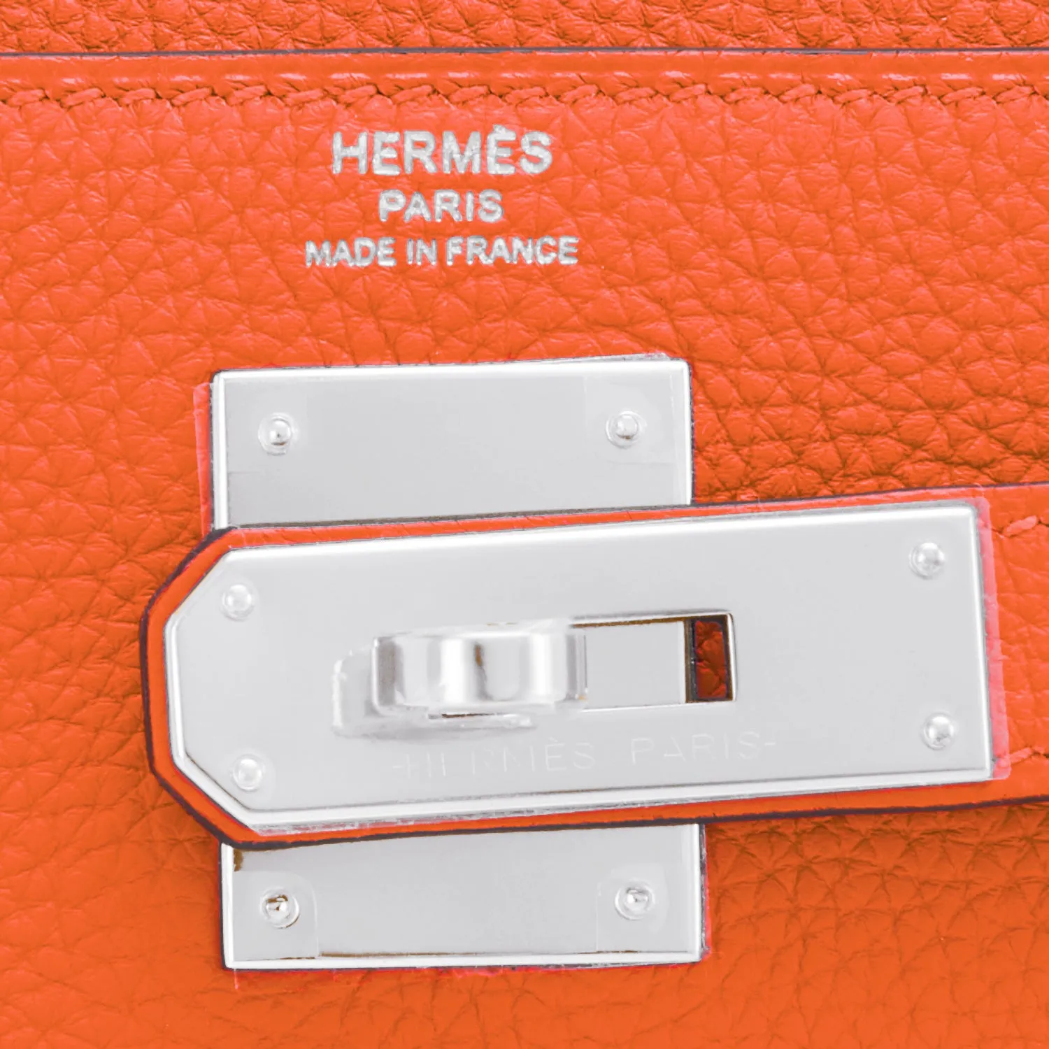 Hermes Kelly 28cm Feu Orange Shoulder Bag U Stamp, 2022