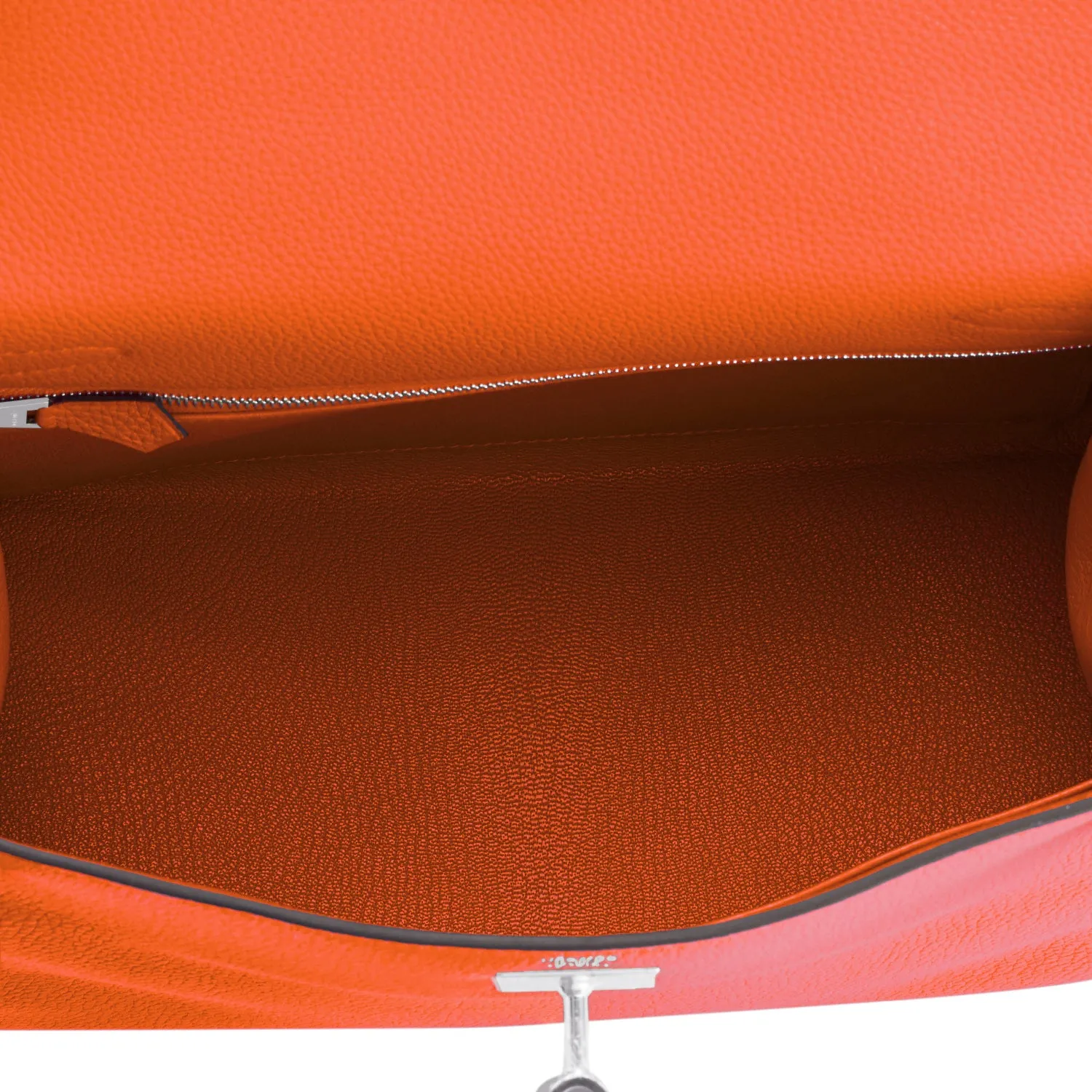 Hermes Kelly 28cm Feu Orange Shoulder Bag U Stamp, 2022
