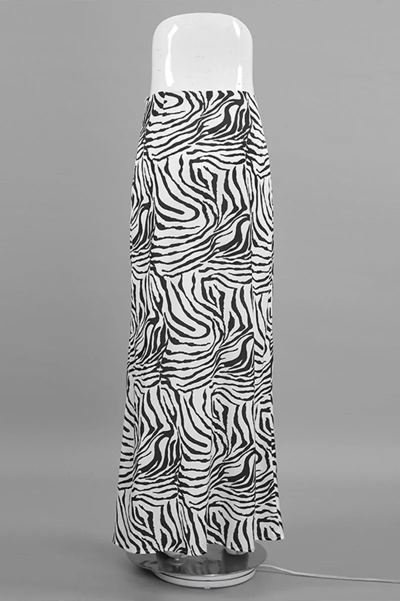 HUR1378 Wild Chic Maxi Skirt