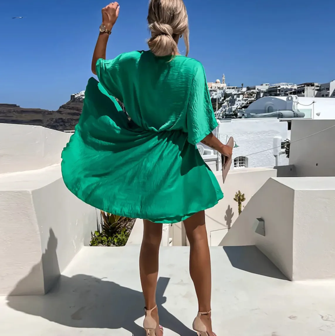 Kiana Chic Flowy Mini Dress