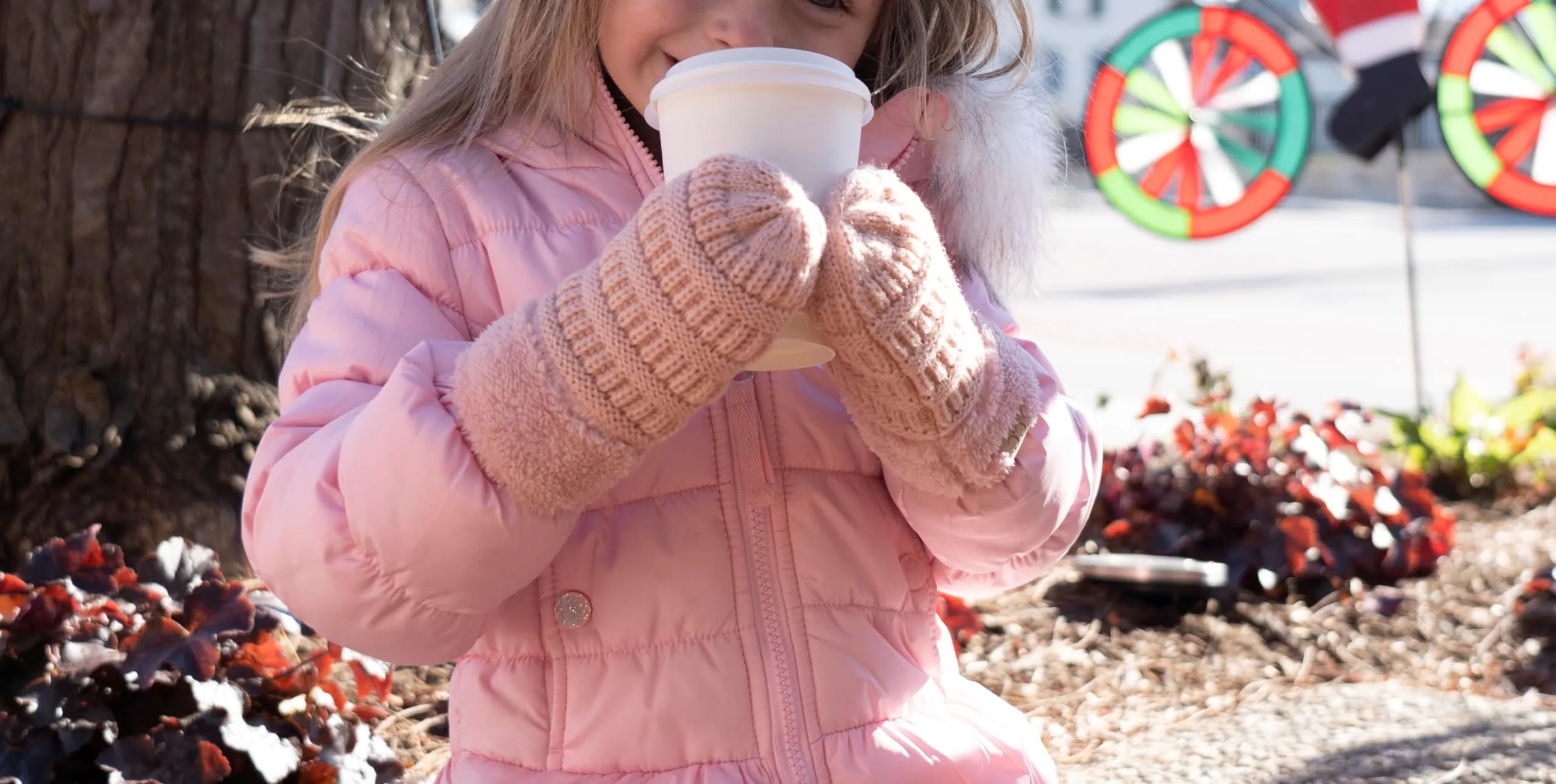Kids Lined Mittens by Funky Junque