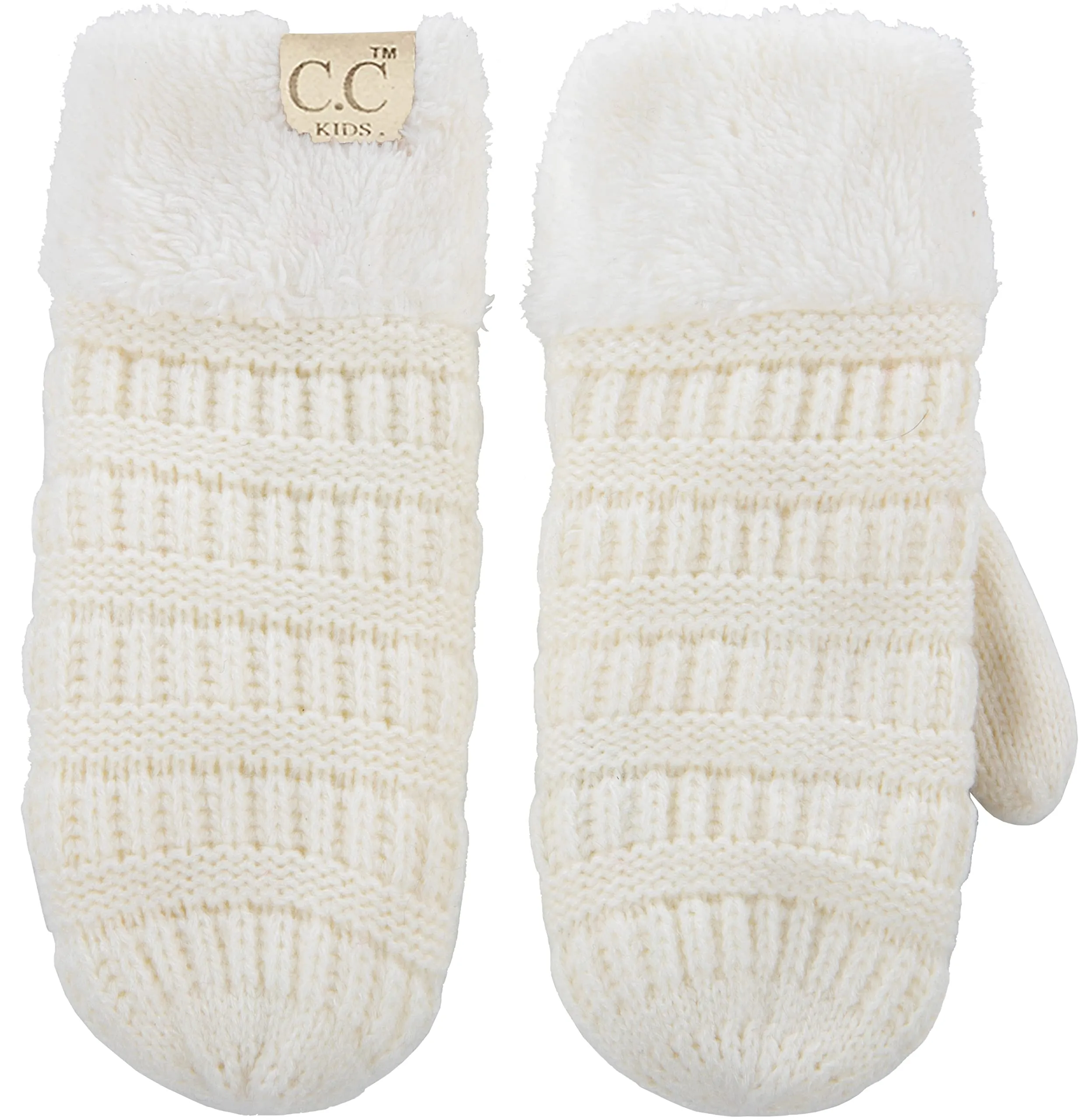 Kids Lined Mittens by Funky Junque