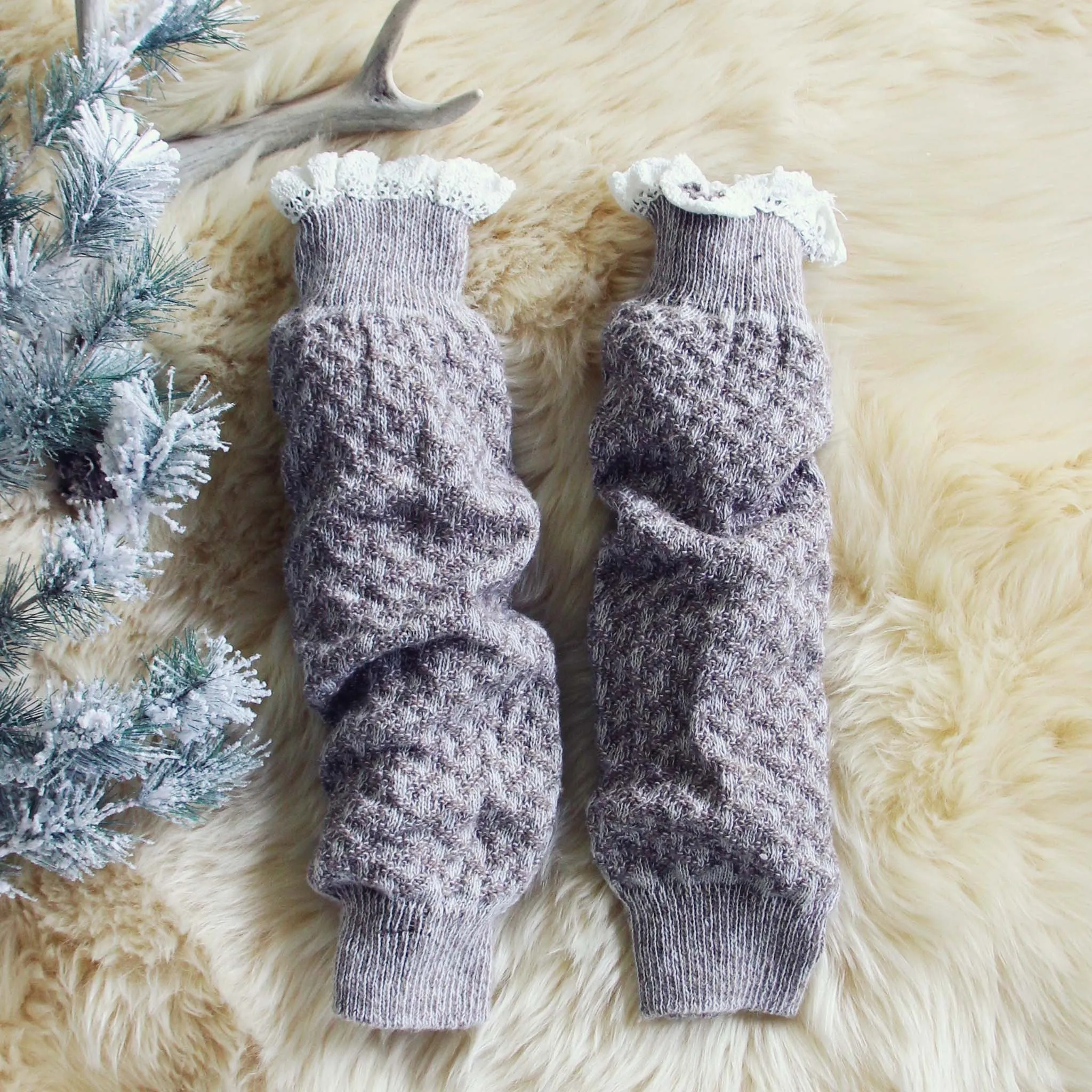 Knit & Lace Boot Socks