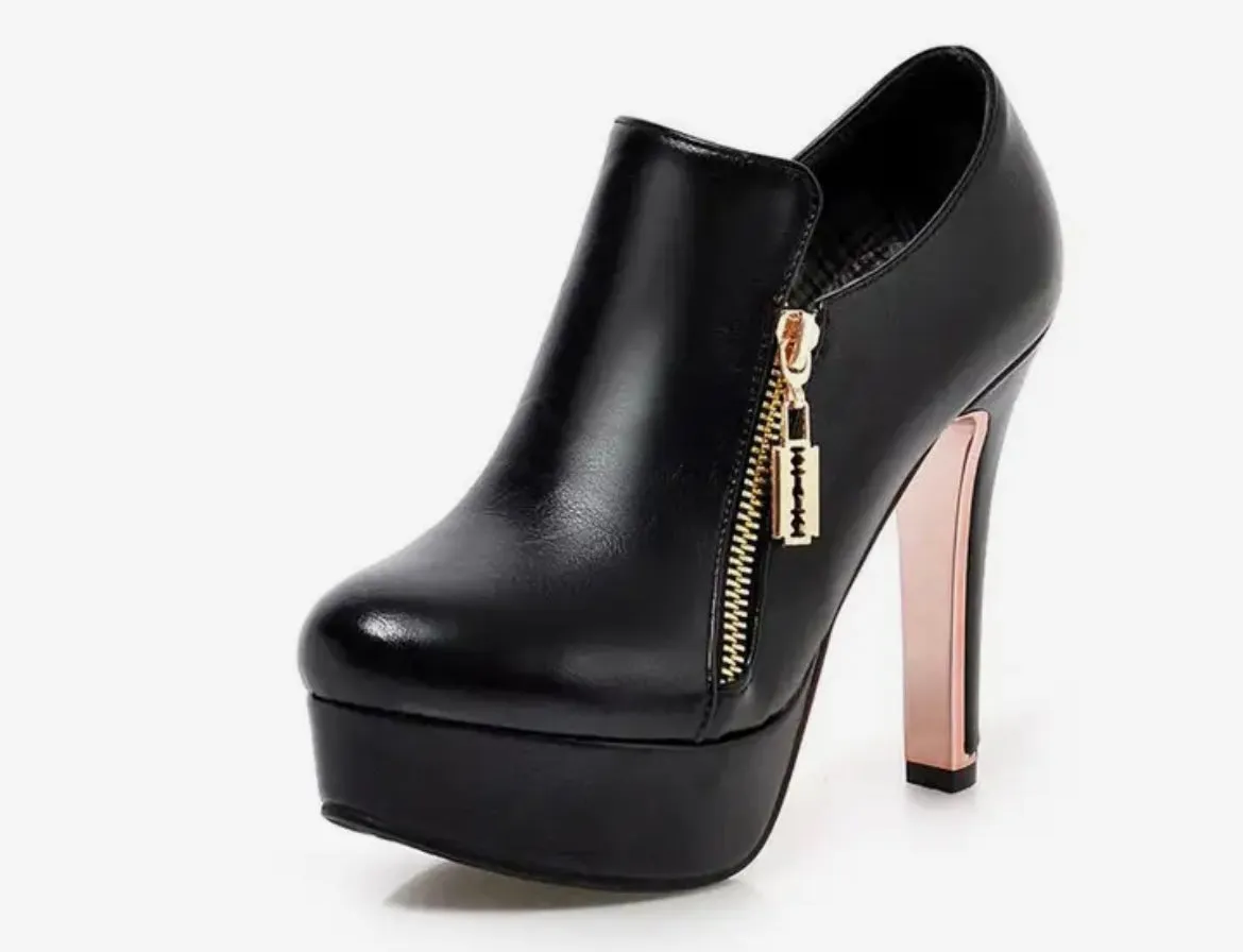 Lucy Zip Up Boots
