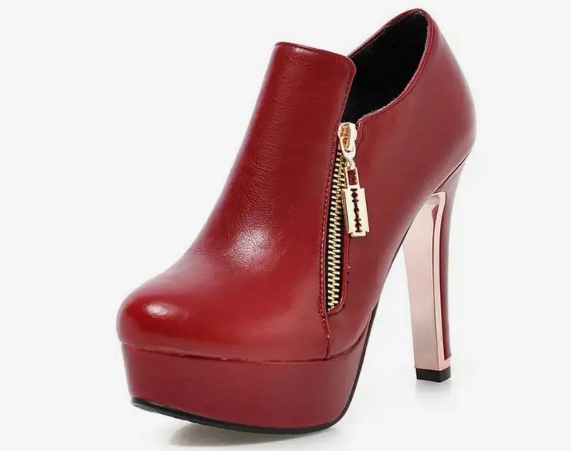 Lucy Zip Up Boots