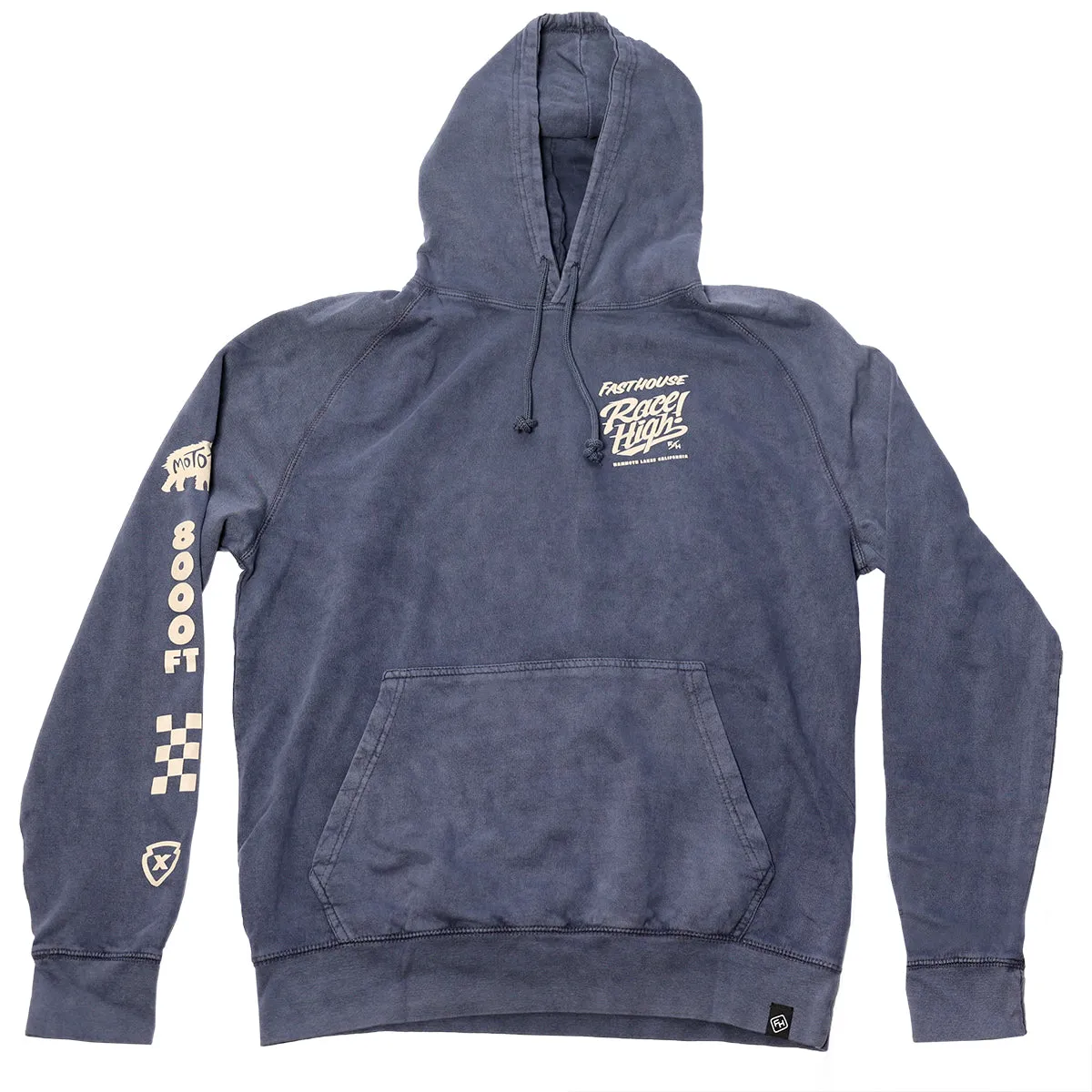 Mammoth Race High Hooded Pullover 2023 - Vintage Denim