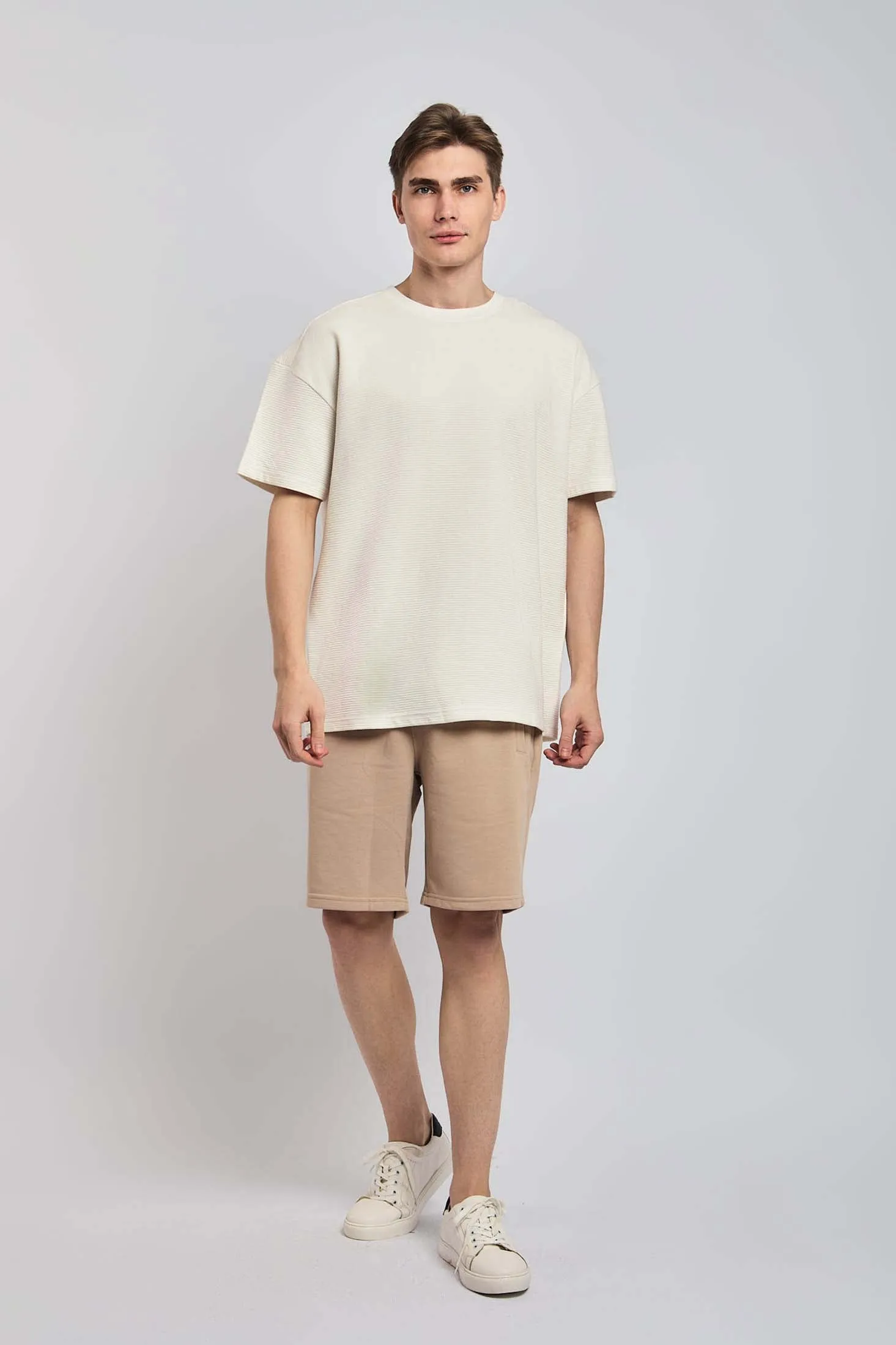 Men T-Shirt - Beige