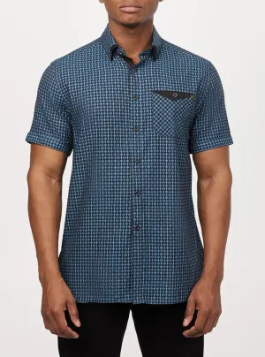 Men's casual short sleeve shirt