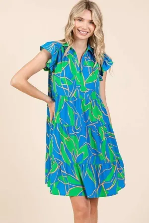 Mittoshop Breezy Canopy Tiered Mini Dress