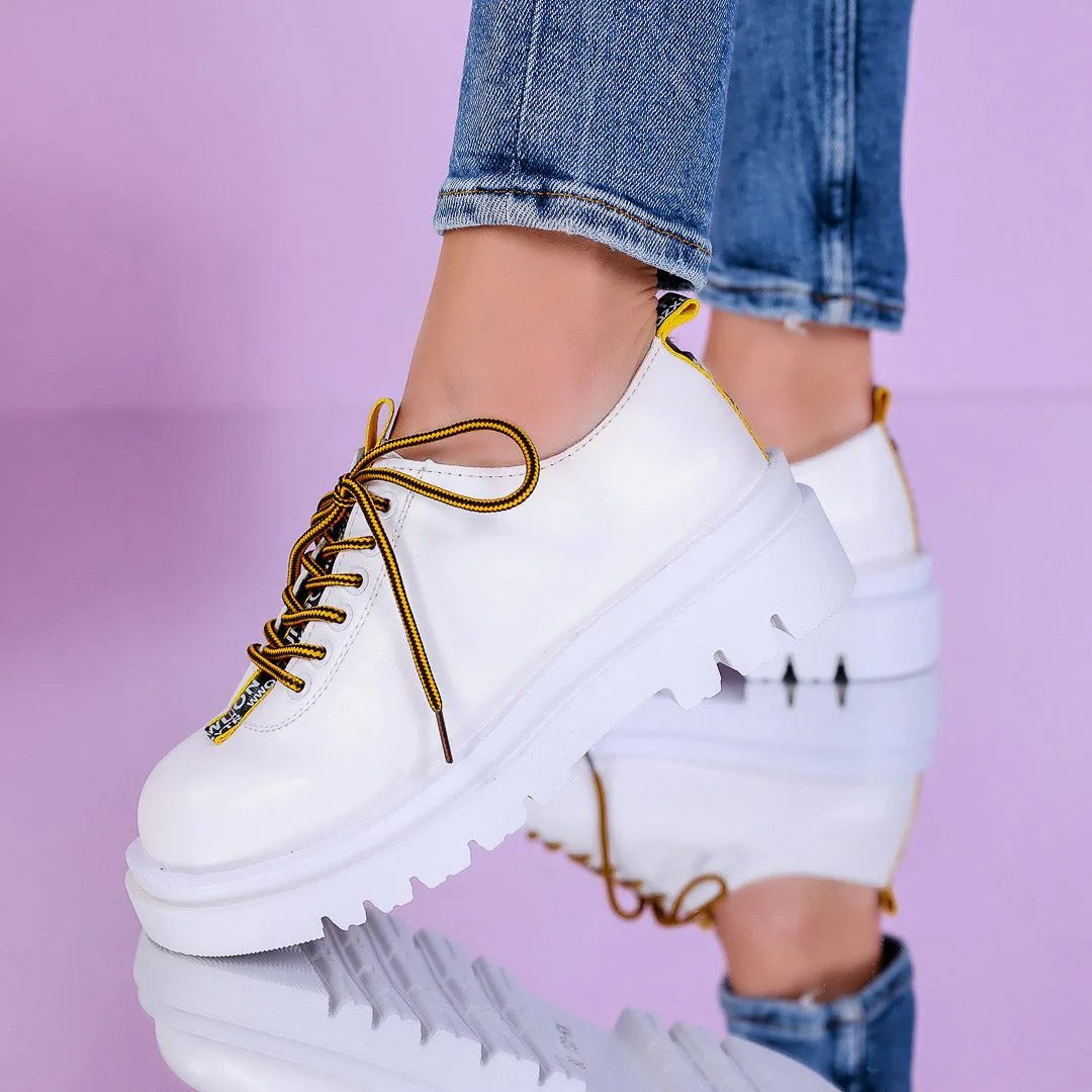 Pantofi casual Debs - White