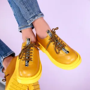 Pantofi casual Debs - Yellow