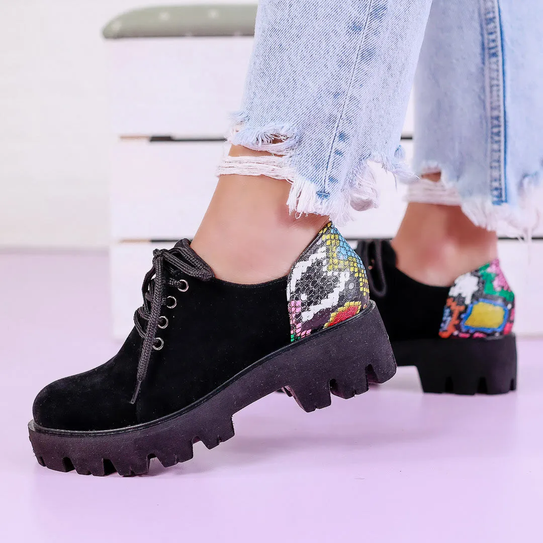 Pantofi casual Kristina - Snake Multi