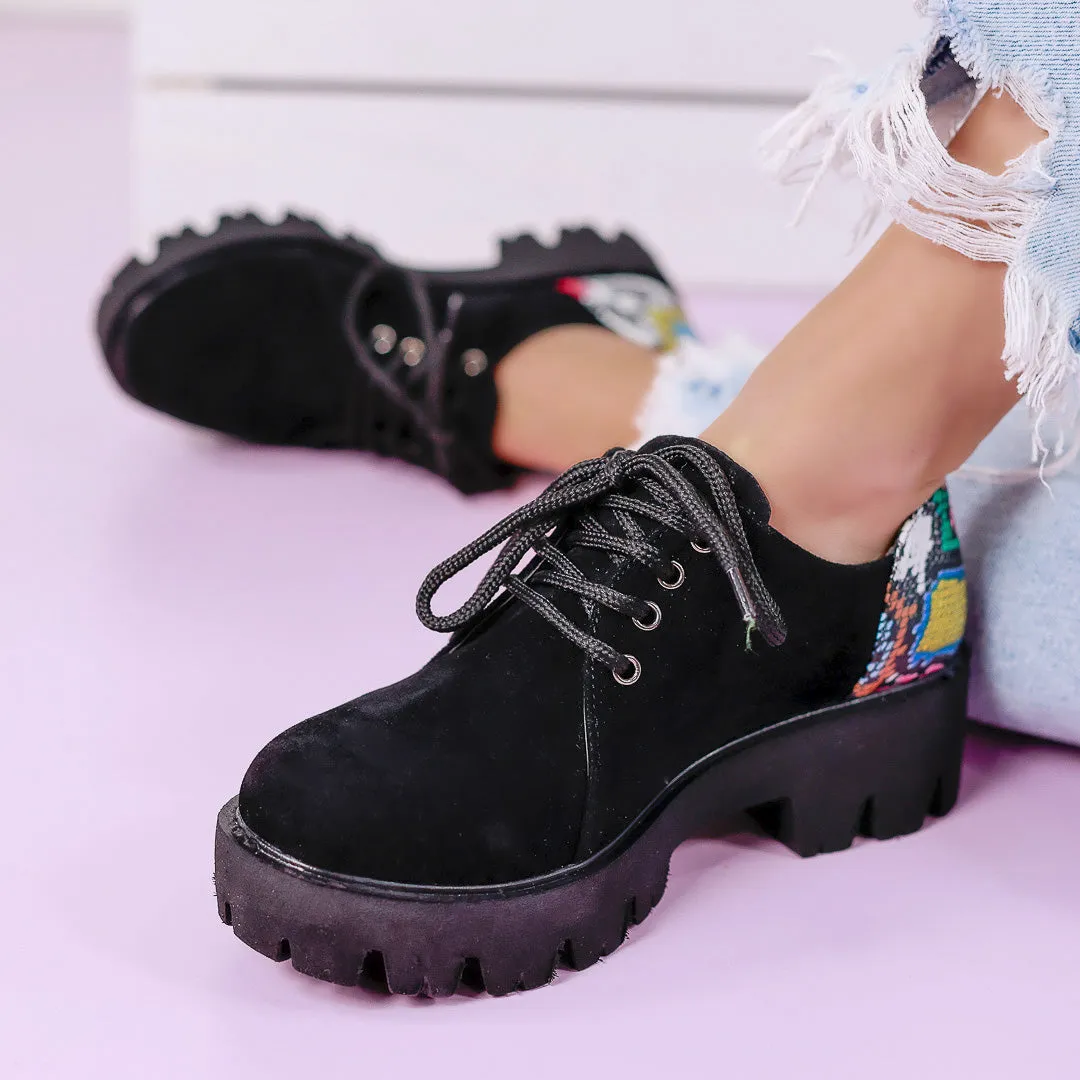 Pantofi casual Kristina - Snake Multi