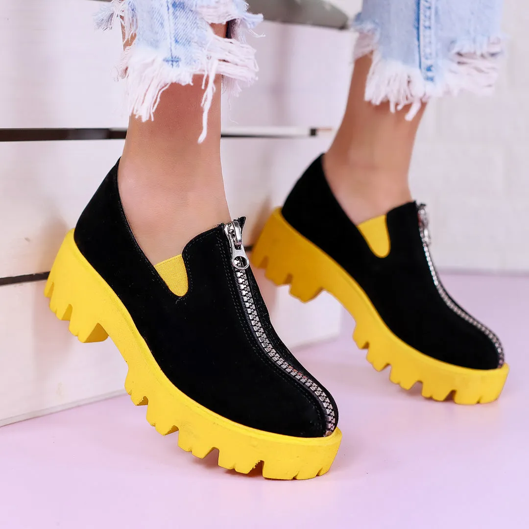 Pantofi casual Liliya - Yellow