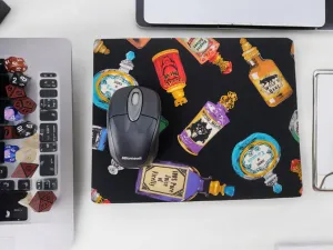 Potion Bottle desk set, mouse pad, coaster