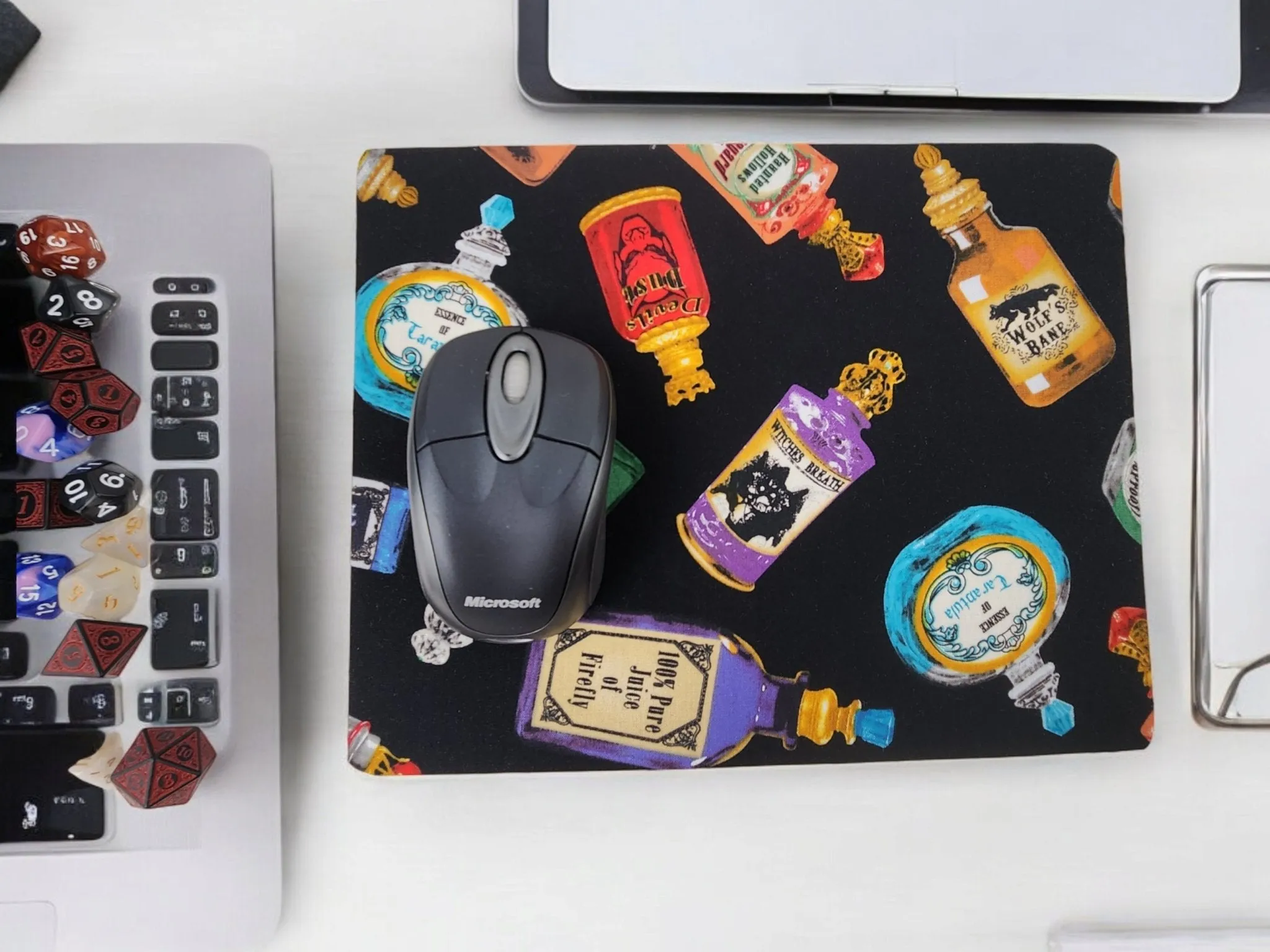 Potion Bottle desk set, mouse pad, coaster
