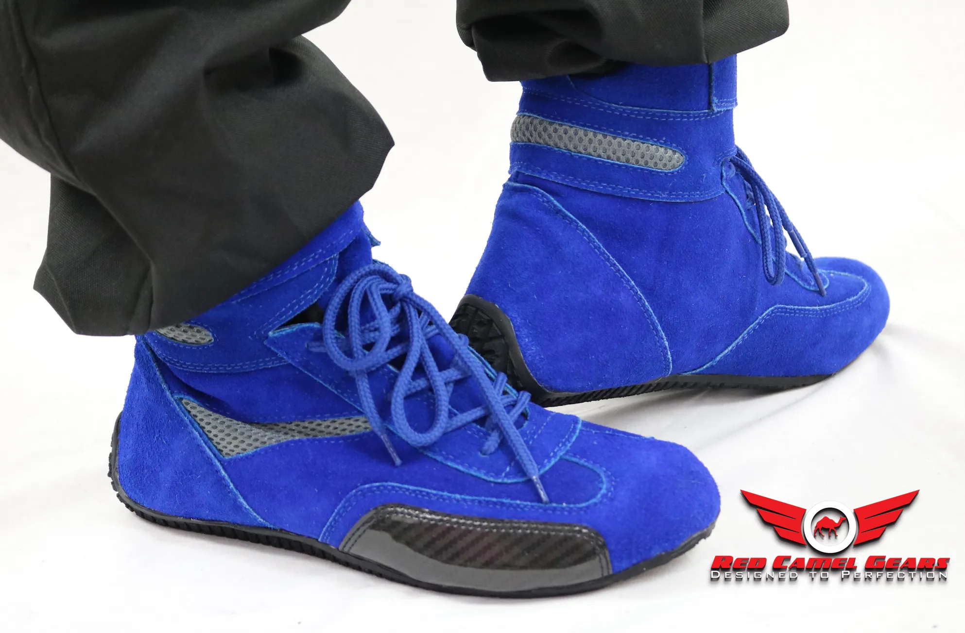 Red Camel Boots Blue Suede Edition 2018
