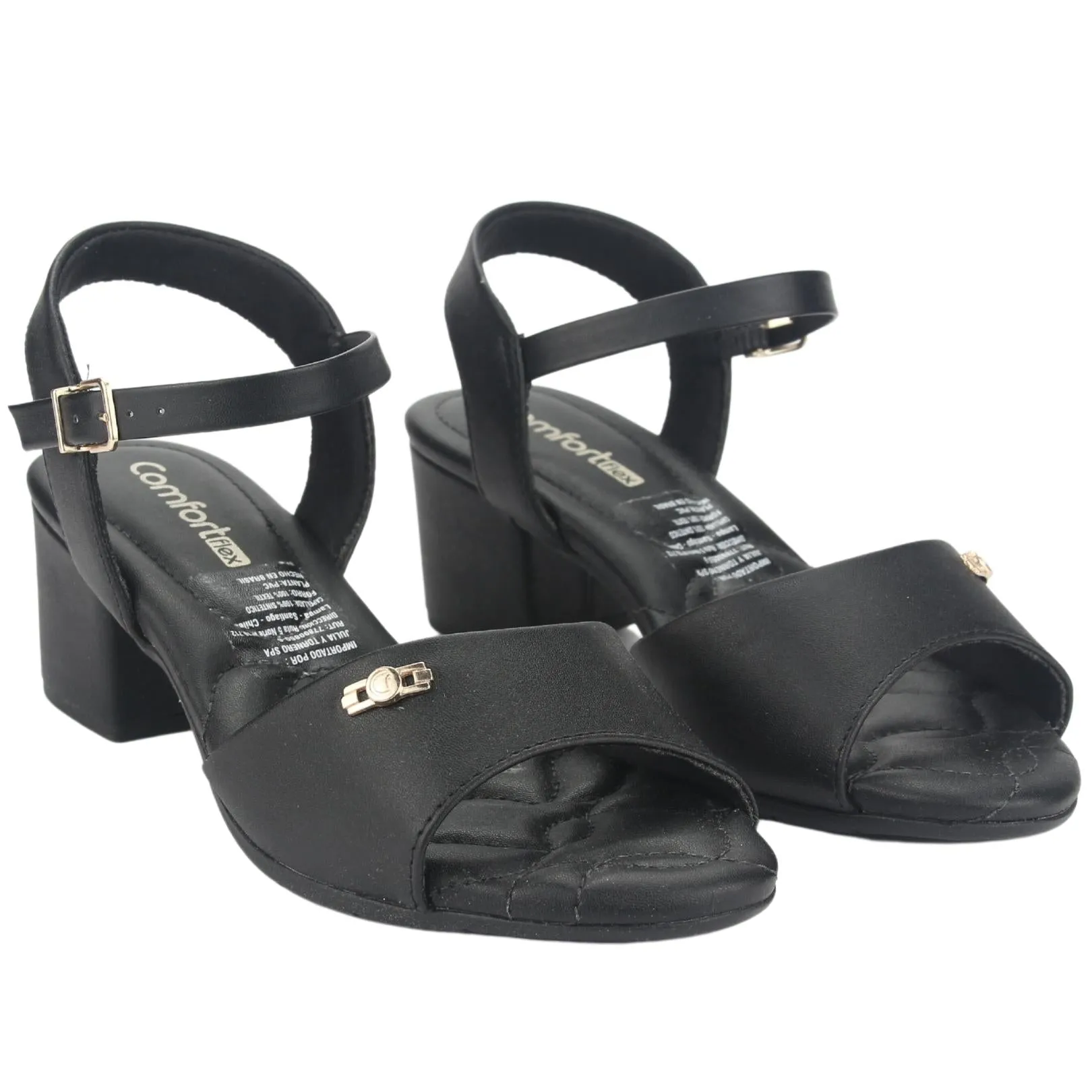 Sandalia Comfortflex Mujer 2357402 Negro Casual