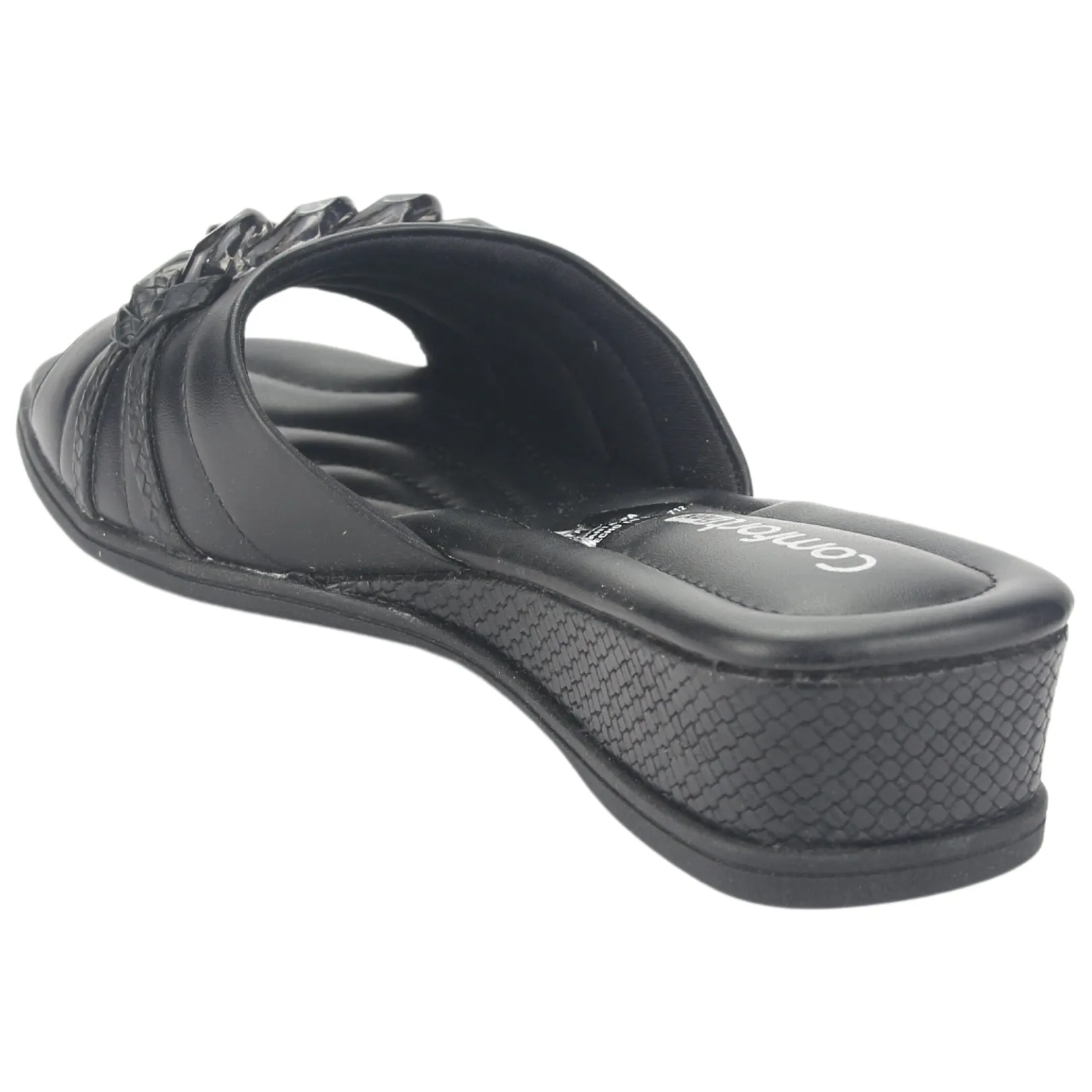 Sandalia Comfortflex Mujer 2370401 Negro Casual