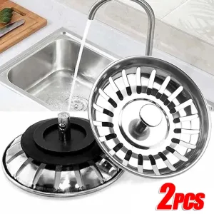 Stainless Steel Sink and Bathtub Hair Catcher