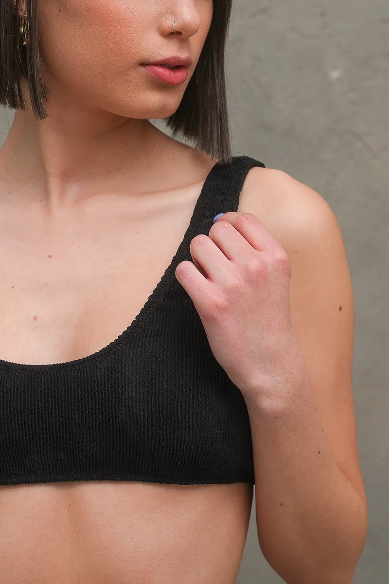Top Slip Fisso - Black