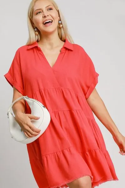 Umgee Strawberry Fields Tiered Dress