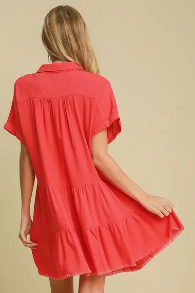 Umgee Strawberry Fields Tiered Dress