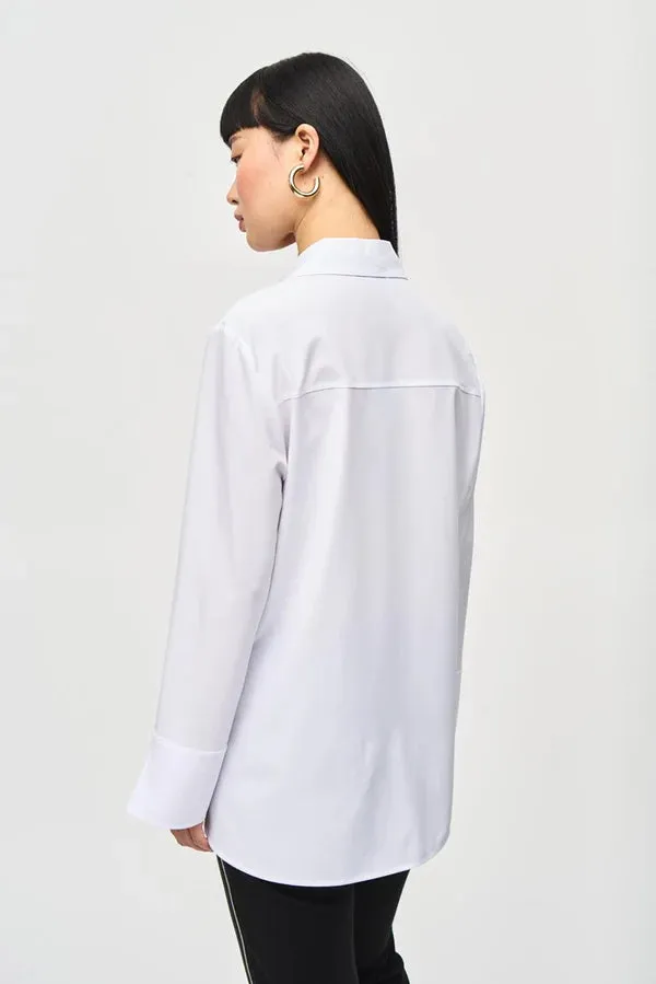 Women's Joseph Ribkoff | Woven Button Down Blouse | Optic White