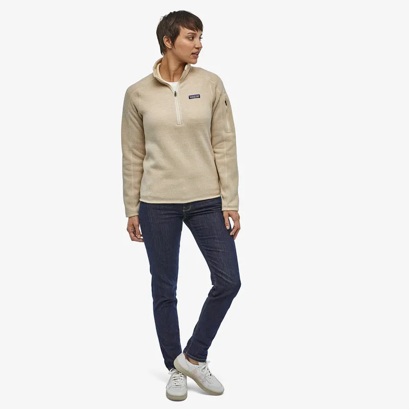 Women's Patagonia | Better Sweater Quarter Zip | Oyster White