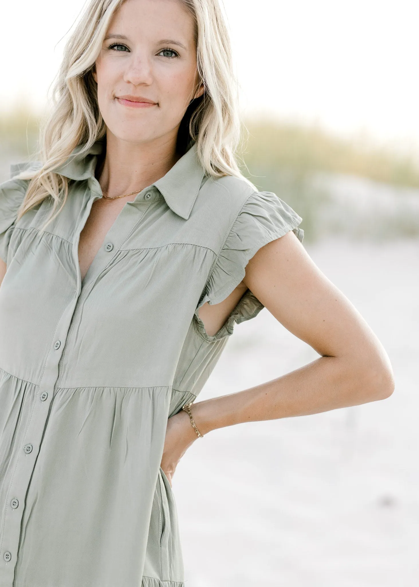 X Tuscan Olive Dress