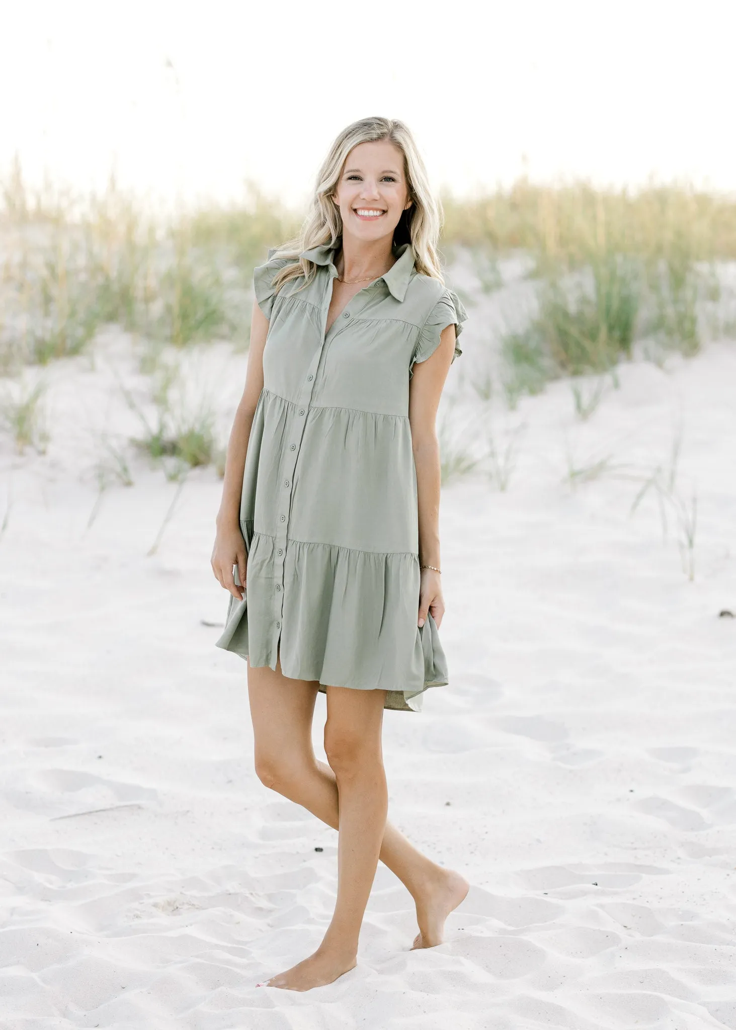 X Tuscan Olive Dress