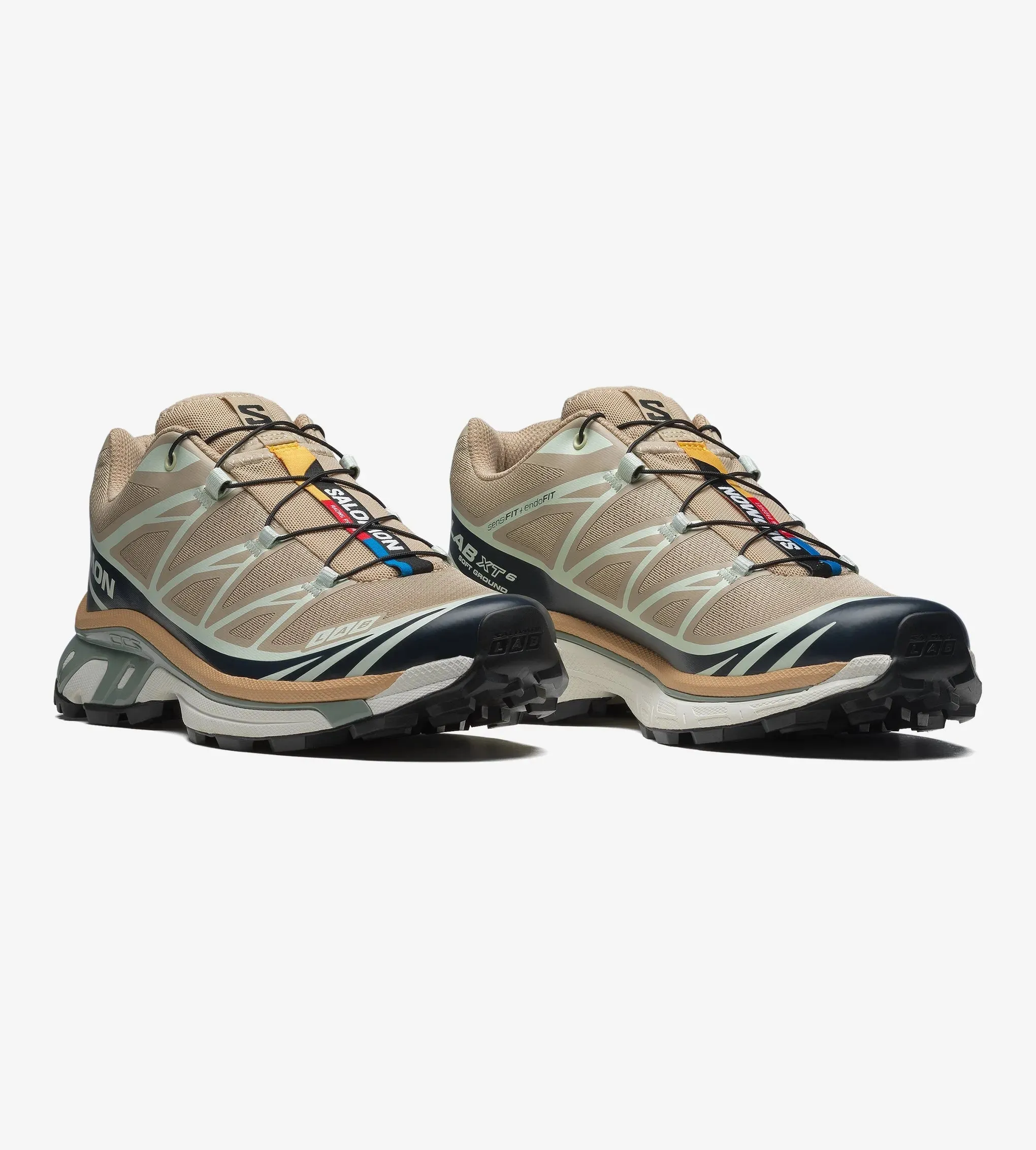 Zapatillas SALOMON XT-6 Oxford Tan / Carbon / Clearly Aqua